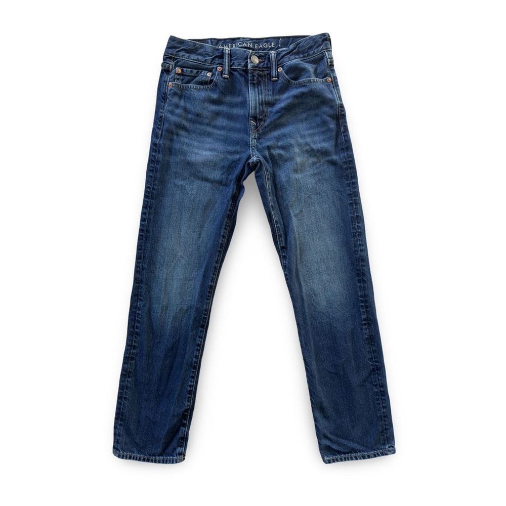American Eagle Straight Jeans - Medium Wash, 28x30